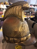 Helmet brass military eagle plate