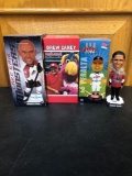 Bobble heads Shaquille Oneal drew Carey Jhonny Peralta and Barack Obama