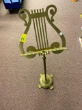 Music Stand Ornate Victorian Brass