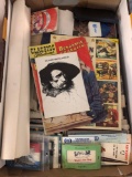 Vintage paper items, postcards, photos, etc