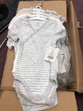 12 sets of new baby onesies, 4 in each set, size 12 months