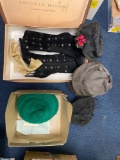 Vintage hats and boots