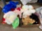 Beanie babies, various sizes