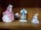 Royal Doulton figurines, top 'o the hill, silversmith, Mary had a little lamb, bid x 3