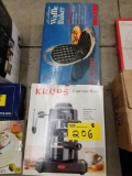 Waffle iron, expresso machine