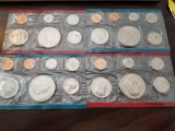 1974 proof sets, bid x 4