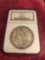 1895 liberty silver dollar coin, professionally graded