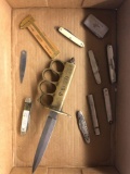 Pocket knives, knife, money clip, etc