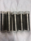 5 containers buffalo nickels