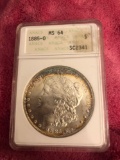 1885 silver one dollar coin