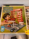 Motorized parking plaza vintage toy, does not include cars
