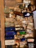 Old bottles, ink, poisons, perfume, etc.