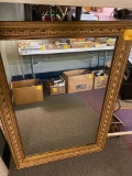 Large framed mirror