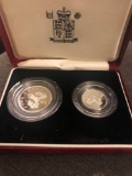 1992 coin set silver five pence
