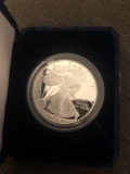 2001 silver American eagle one dollar coin