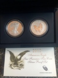 American eagle San Francisco 2 coin silver dollar proof set