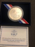 2005 Marine Corps 230th anniversary silver dollar coin