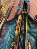 Ski set with poles and bag, Scott classic, Rossignol