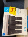 4 port charging dock and recharge batteries, Wii remote