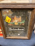 Heineken framed sign