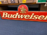 Metal Budweiser sign