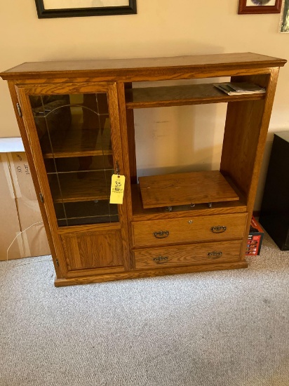 Oak Entertainment Stand