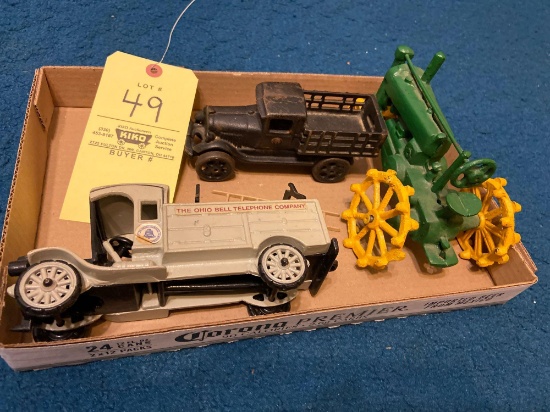 Cast-Iron Truck and Tractor