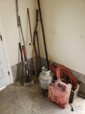 Yard Tools, Gas Cans, Propane Tank