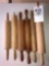 Ant. wood rolling pins