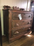 Ant. walnut dresser