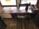 Singer treadle sewing machine.