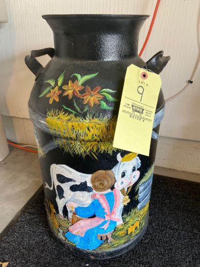 Painted Milk Can