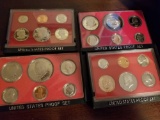 Proof sets, '79, '81, '82, bicentennial. Bid x 4