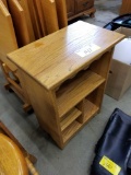 Solid oak stand