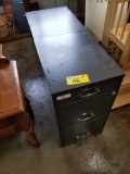 2 metal file cabinets