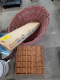 Basket, shelf, coin sorter