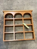 Oak Knickknack shelf