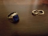 14k ring and 10k earrings