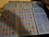 6 partial books of Lincoln cents