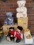 5 bears, some in box