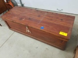 Cedar chest with key