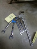 Wrenches, alum pipe wrench