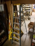 Fiberglass step ladder 8ft