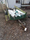 Small trailer, pvc, cast pipe