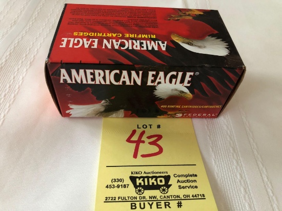 Brick of American Eagle .22 cal. Ammo 400 rounds