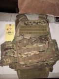 US issued tactical armored vest with armor front and back plates.