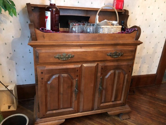 Modern maple dry sink