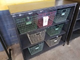 Industrial repro shelf with 7 wire baskets