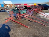 Buck board wagon with extra hitch