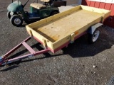 Like new 4x8 utility trailer, 1 7/8 in ball